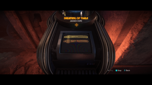 Song Selection screenshot of Star Wars Outlaws video game interface.