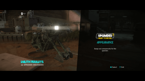 Store screenshot of Star Wars Outlaws video game interface.
