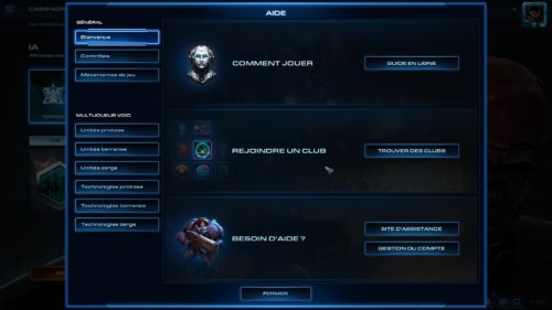 Help screenshot of Starcraft II: Legacy of the Void video game interface.