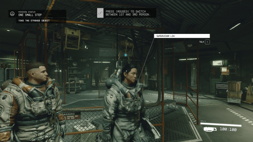 HUD screenshot of Starfield video game interface.