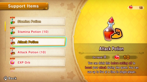 super-kirby-clash-support-items