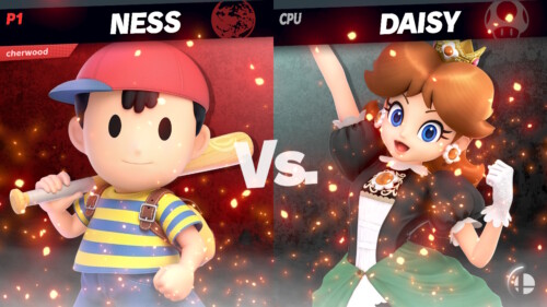 Versus screenshot of Super Smash Bros. Ultimate video game interface.