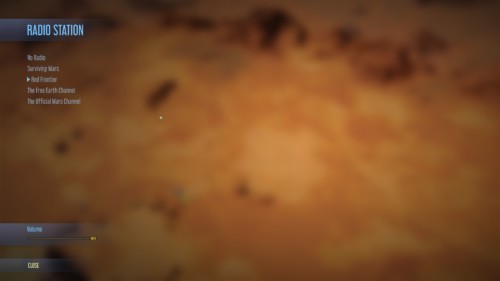 Radio station screenshot of Surviving Mars video game interface.