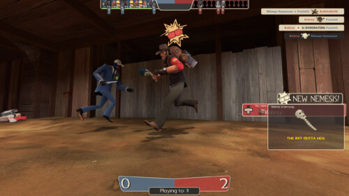 New nemesis screenshot of Team Fortress 2 video game interface.