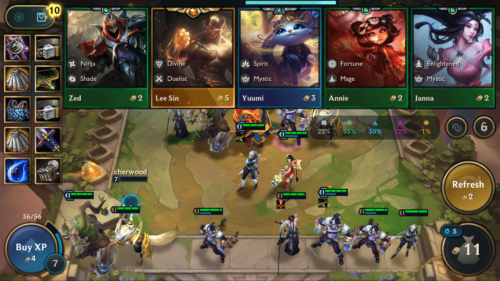 Detalhes sobre o Teamfight Tactics Mobile - League of Legends