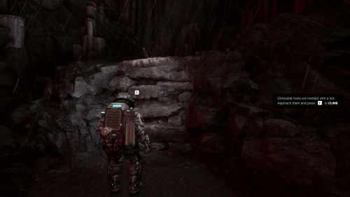 Hint screenshot of The Alters video game interface.