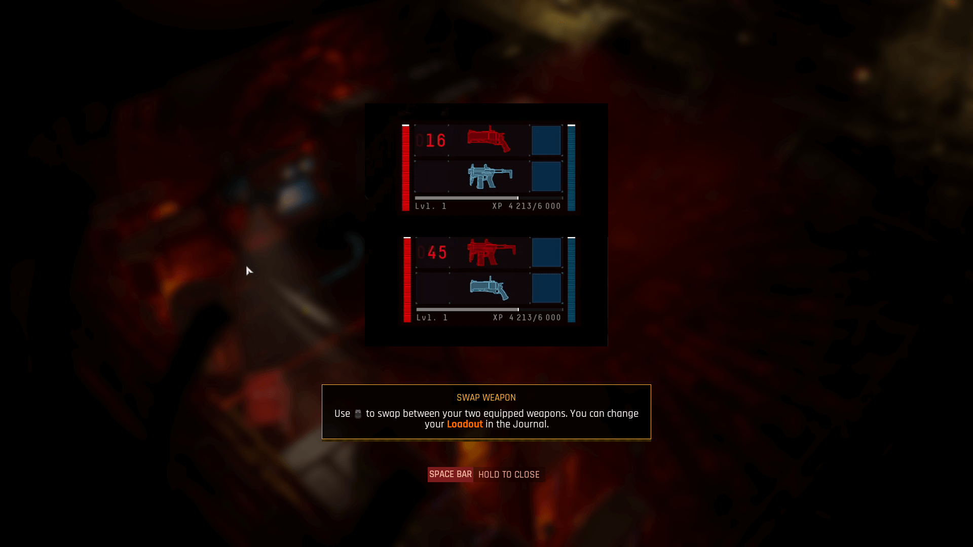 Tutorial screenshot of The Ascent video game interface.