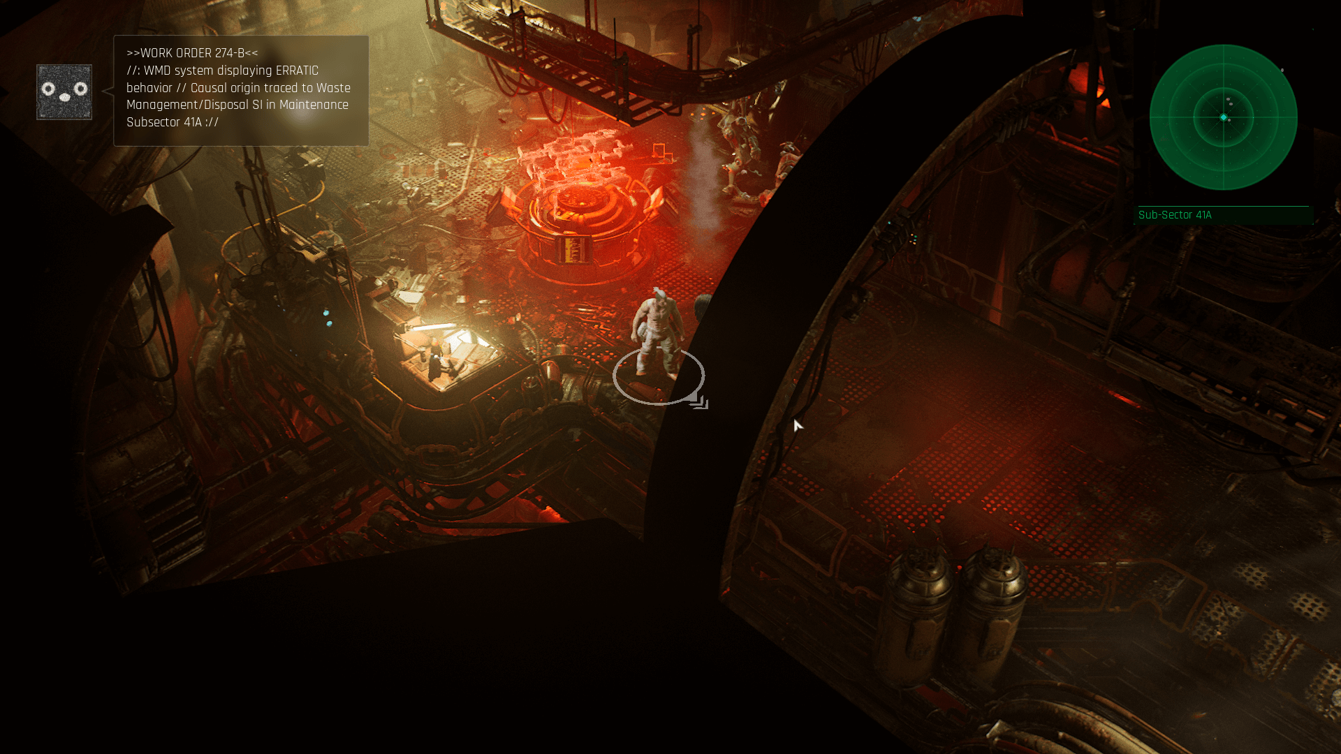 HUD screenshot of The Ascent video game interface.