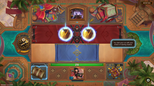 HUD screenshot of The Bazaar video game interface.