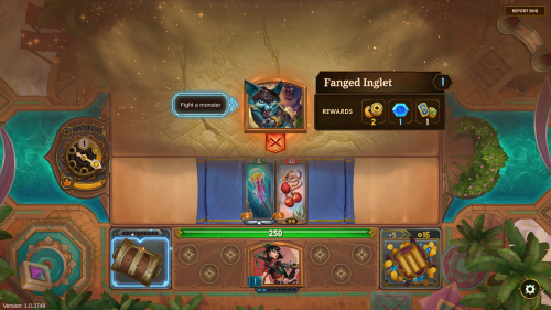 HUD screenshot of The Bazaar video game interface.