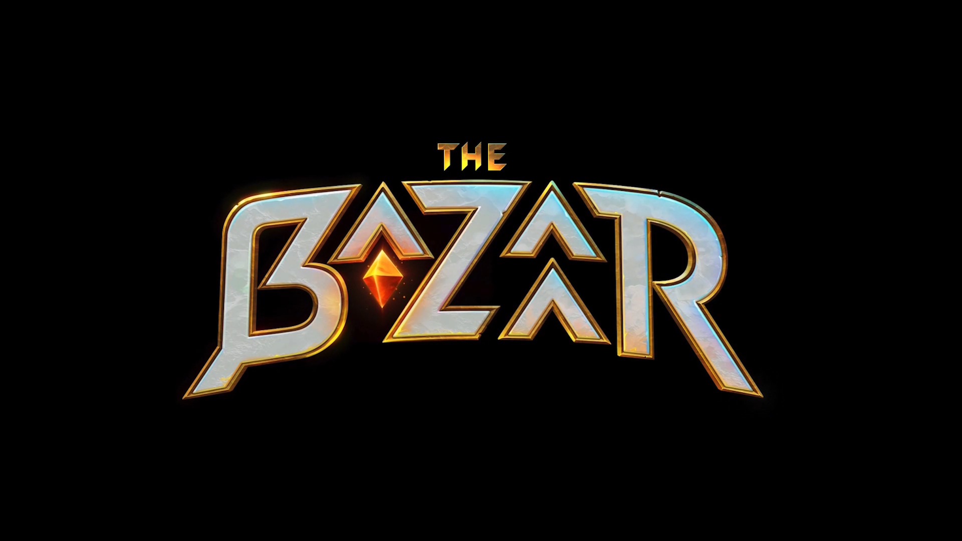 Logo screenshot of The Bazaar video game interface.
