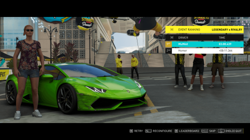 Race Complete screenshot of The Crew Motorfest video game interface.