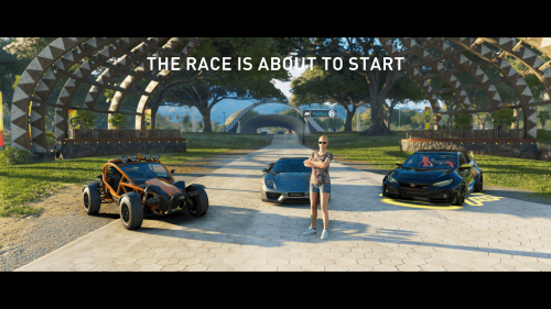 Race Prescreen screenshot of The Crew Motorfest video game interface.