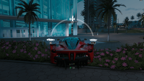Vehicle Selection screenshot of The Crew Motorfest video game interface.