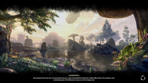 Loading screenshot of The Elder Scrolls Online video game interface.