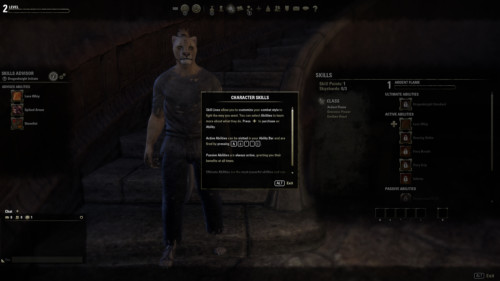 Tip screenshot of The Elder Scrolls Online video game interface.