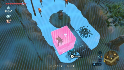 Shatter screenshot of The Legend of Zelda: Breath of the Wild video game interface.