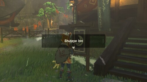 Sign screenshot of The Legend of Zelda: Breath of the Wild video game interface.