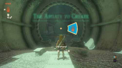 Skills screenshot of The Legend of Zelda: Tears of the Kingdom video game interface.
