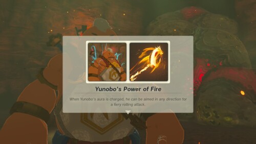 Tutorial screenshot of The Legend of Zelda: Tears of the Kingdom video game interface.
