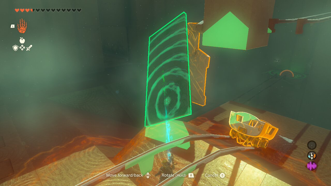 HUD screenshot of The Legend of Zelda: Tears of the Kingdom video game interface.