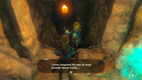 Subtitles screenshot of The Legend of Zelda: Tears of the Kingdom video game interface.