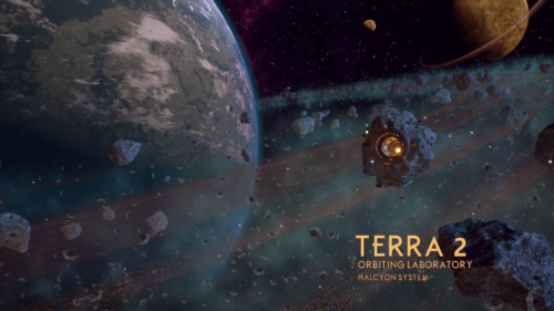 Loading screenshot of The Outer Worlds video game interface.