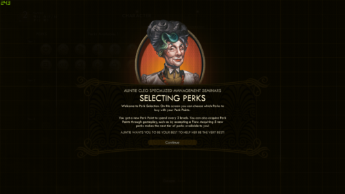 Tutorial screenshot of The Outer Worlds video game interface.