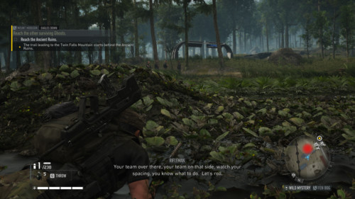 Enemies dialogue screenshot of Tom Clancy’s Ghost Recon: Breakpoint video game interface.