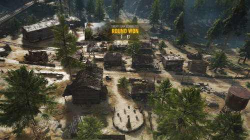 Enemy team eliminated screenshot of Tom Clancy’s Ghost Recon: Breakpoint video game interface.