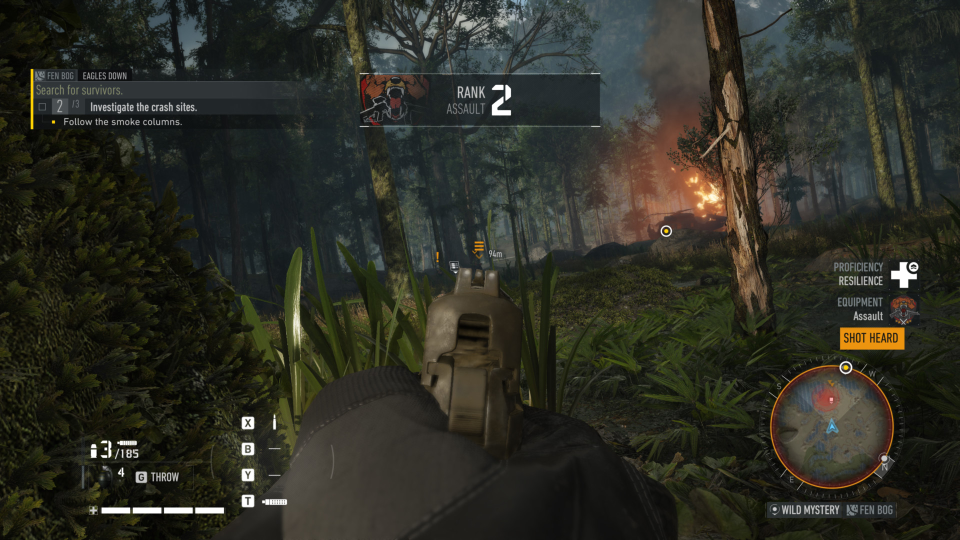 New rank screenshot of Tom Clancy’s Ghost Recon: Breakpoint video game interface.