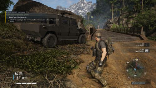 Pick up ammo screenshot of Tom Clancy’s Ghost Recon: Breakpoint video game interface.