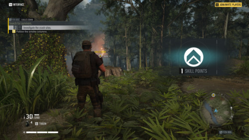 Skill point screenshot of Tom Clancy’s Ghost Recon: Breakpoint video game interface.