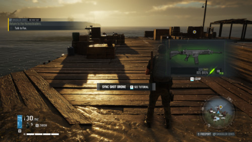 Weapon loot screenshot of Tom Clancy’s Ghost Recon: Breakpoint video game interface.