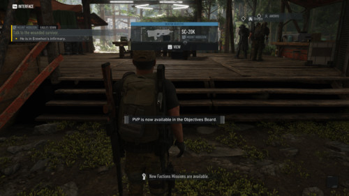 Weapon objective screenshot of Tom Clancy’s Ghost Recon: Breakpoint video game interface.