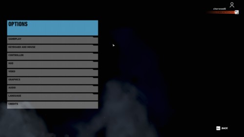 Options screenshot of Tom Clancy’s Ghost Recon: Wildlands video game interface.