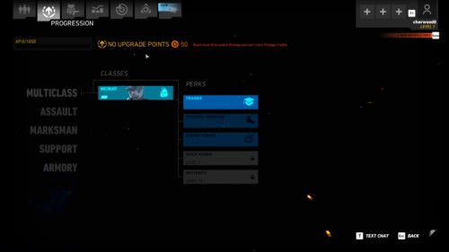 Progression screenshot of Tom Clancy’s Ghost Recon: Wildlands video game interface.