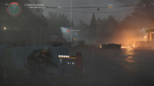 Defend the settlement screenshot of Tom Clancy’s The Division 2 video game interface.
