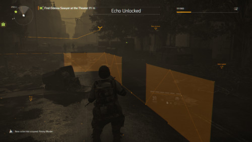 Echo unlocked screenshot of Tom Clancy’s The Division 2 video game interface.