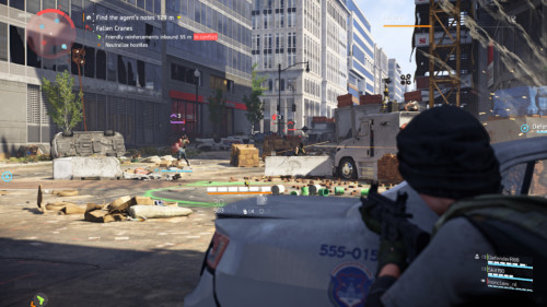 Neutralize hostiles screenshot of Tom Clancy’s The Division 2 video game interface.