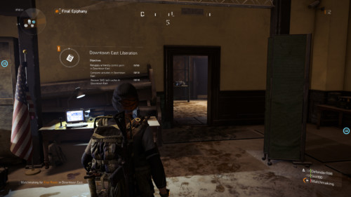 Objectives screenshot of Tom Clancy’s The Division 2 video game interface.