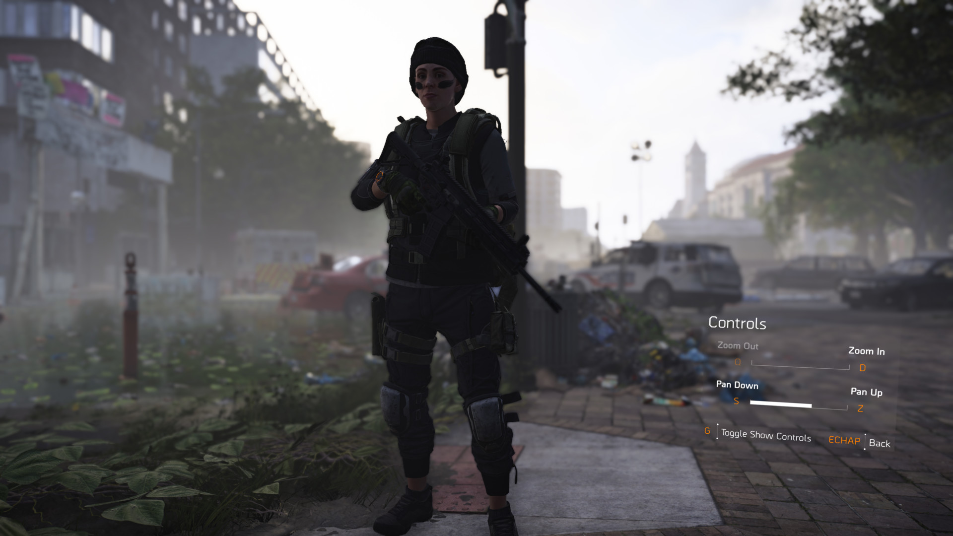 View item screenshot of Tom Clancy’s The Division 2 video game interface.