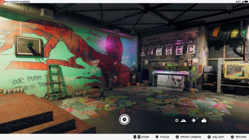 Photo Mode screenshot of Watch Dogs 2 video game interface.
