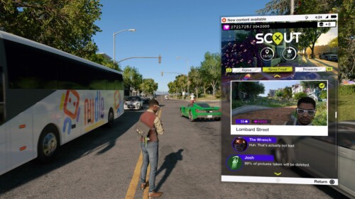 New Content screenshot of Watch Dogs 2 video game interface.
