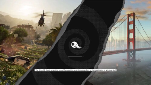 Loading screenshot of Watch Dogs 2 video game interface.