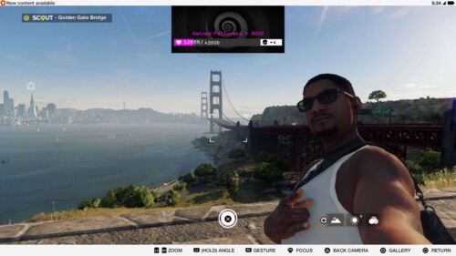 Photo Mode screenshot of Watch Dogs 2 video game interface.