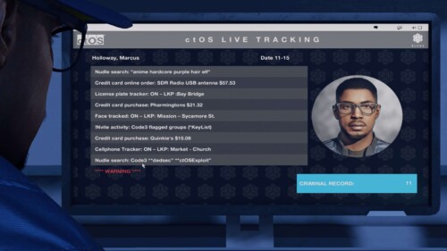 Stats screenshot of Watch Dogs 2 video game interface.