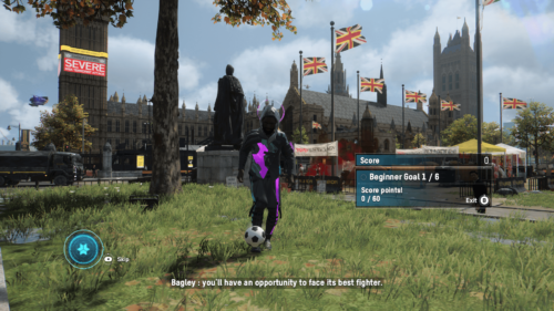 Mini Game screenshot of Watch Dogs: Legion video game interface.