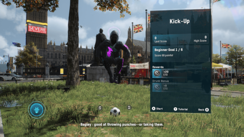 Mini Game screenshot of Watch Dogs: Legion video game interface.