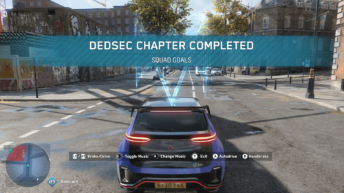 Quest screenshot of Watch Dogs: Legion video game interface.
